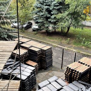 Плитка Piatto red та Scandiano brown Бізнес центр м. Київ Фото 7