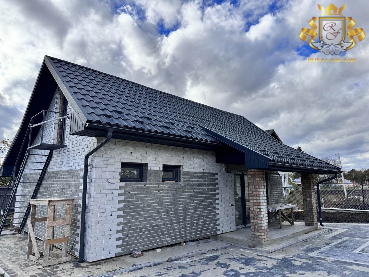 Плитка Rapid Gris та Rapid Bianco Будинок м. Тернопіль Фото 10