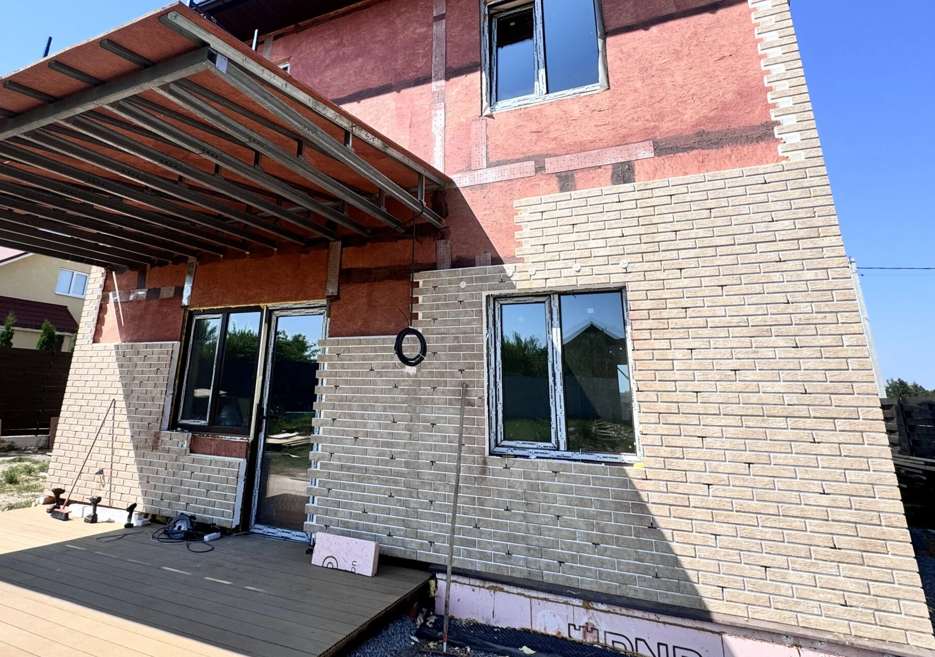 Плитка LOFT BRICK SALT Будинок с. Шпитьки, Київська обл. Фото 9